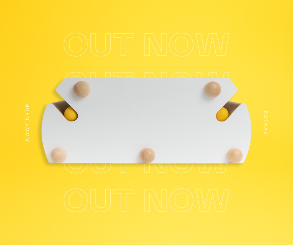 Drapak kartonowy z kulkami aktywizujący Coolkuldrap kolor biały