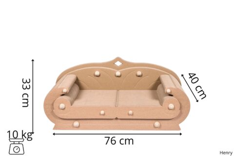 HENRY - wymiary drapaka - drapak dla kota