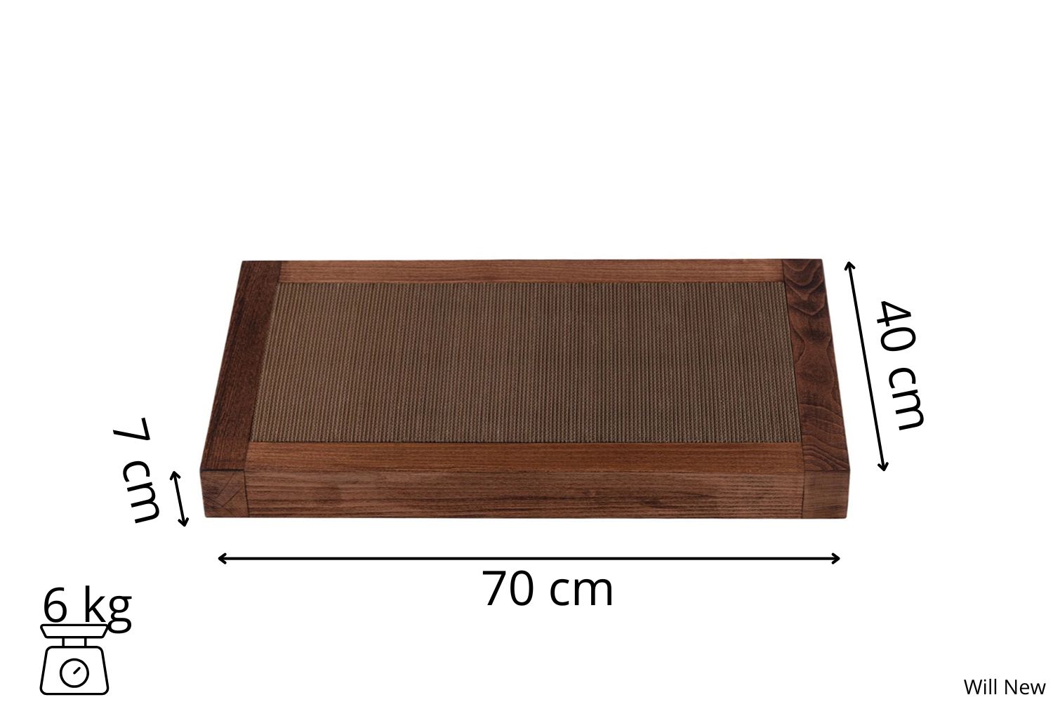 WILL NEW - wymiary drapaka - drapak dla kota