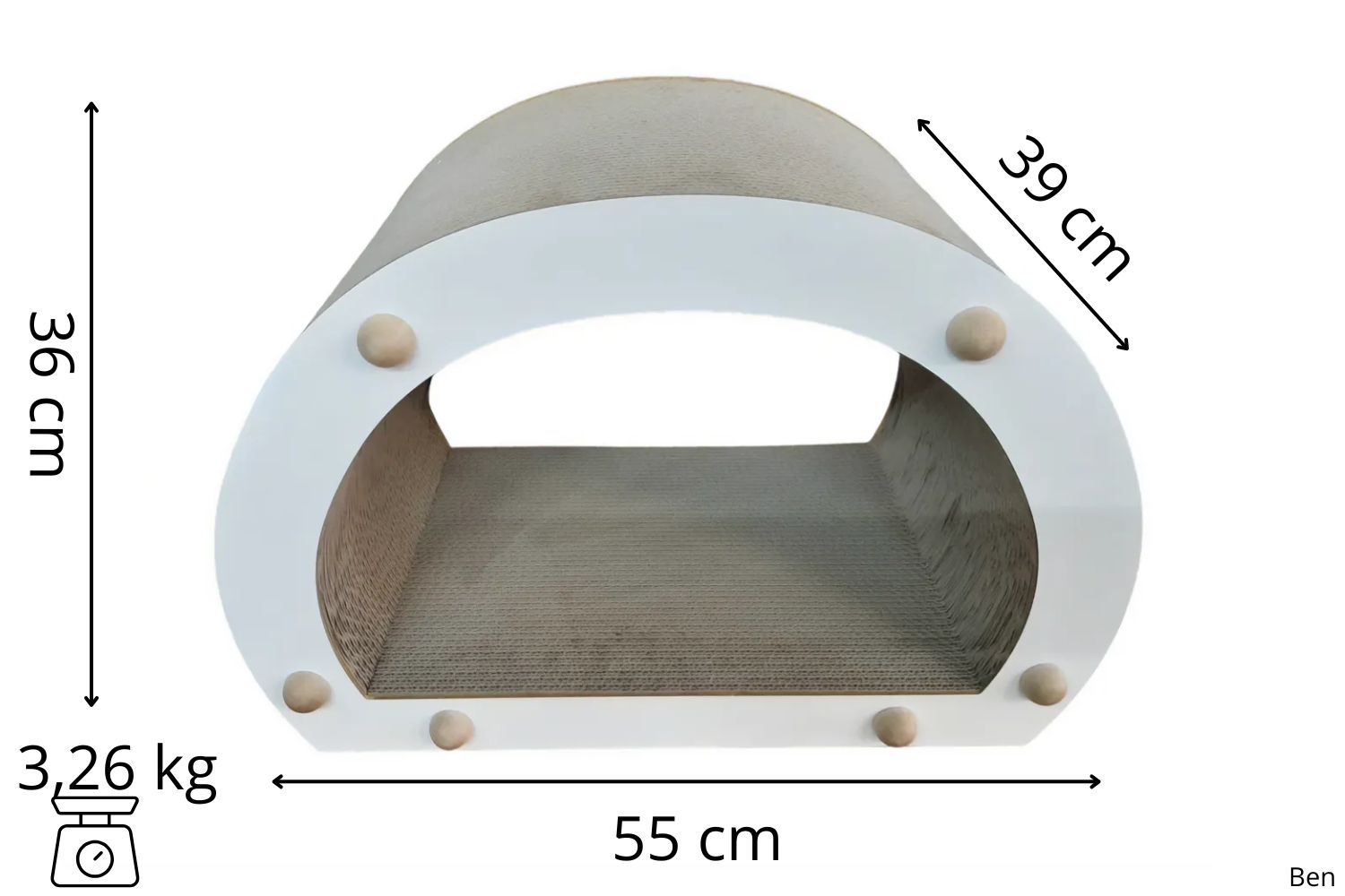 wymiary drapaka - drapak dla kota