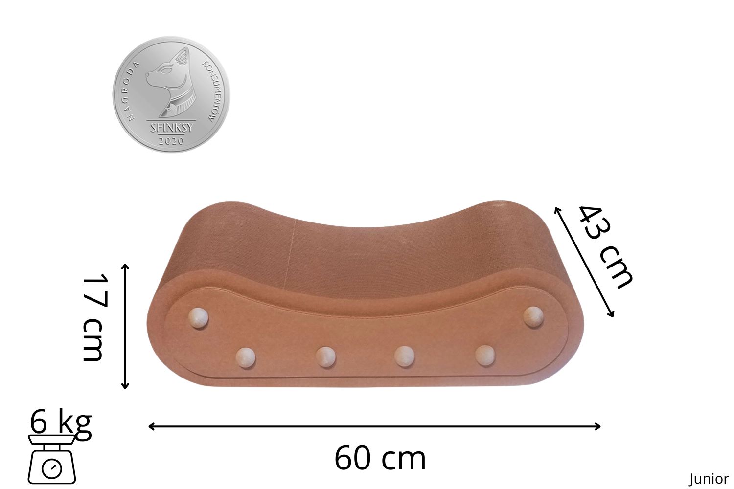 wymiary drapaka - drapak dla kota
