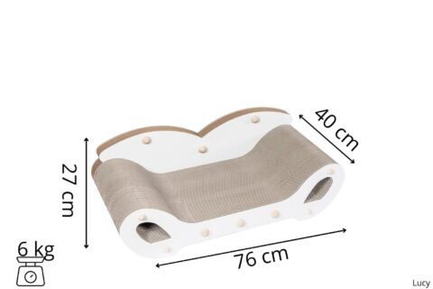 LUCY wymiary drapaka - drapak dla kota