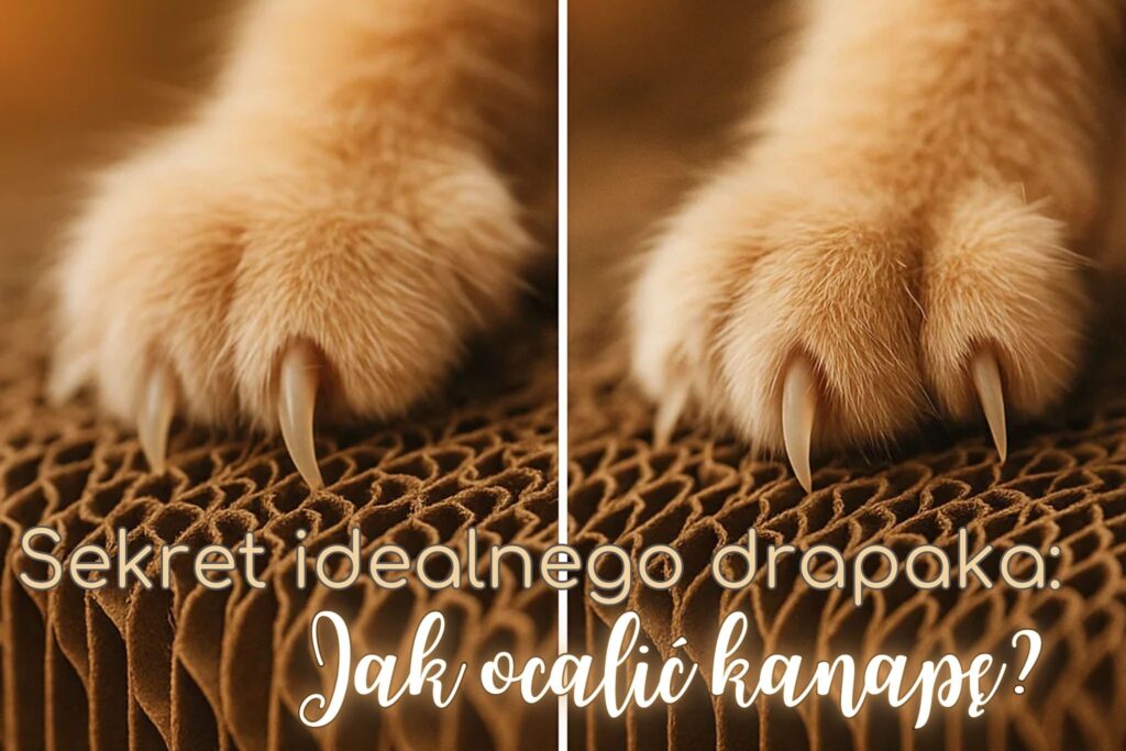 Ilustracja do wpisu na temat sekretu idealnego drapaka dla kota